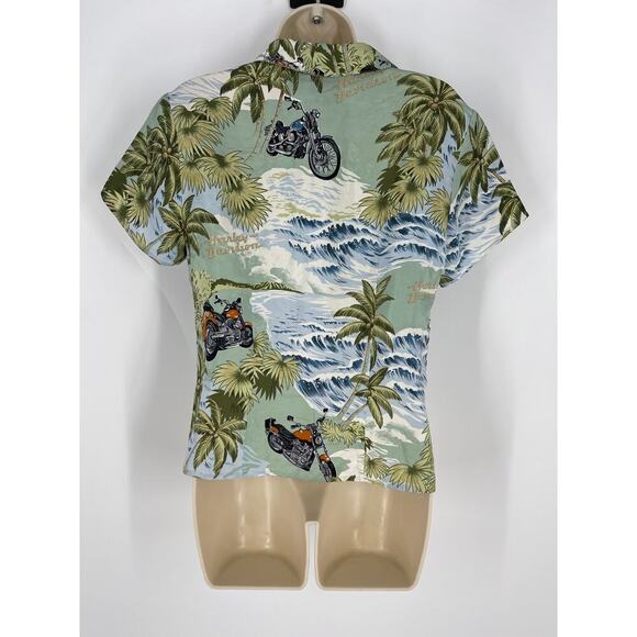 Harley Davidson Button Down (B11#8) - Picture 2 of 7